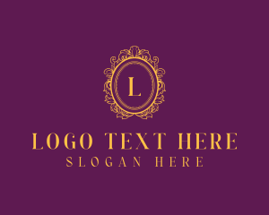 Carving - Ornate Frame Luxury Mirror logo design