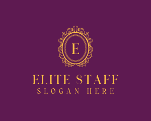 Ornate Frame Luxury Mirror logo design