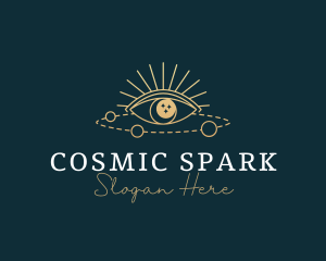 Cosmic Eye Moon  logo design