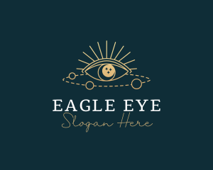 Cosmic Eye Moon  logo design