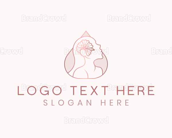 Beauty Floral Woman Logo