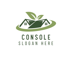 Eco Friendly - House Leaf Garden logo design