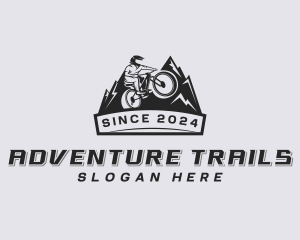 Mountain Biking Adventure logo design