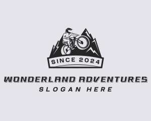 Mountain Biking Adventure logo design