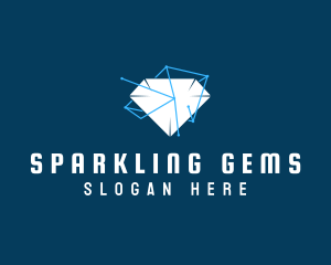 Diamond Jewelry Gem logo design