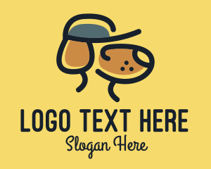 Shelter - Simple Dog Hat logo design