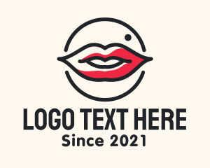 Mouth - Aesthetician Lips Makeup logo design