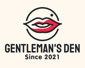 Aesthetician Lips Makeup logo design