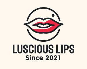 Lips - Aesthetician Lips Makeup logo design