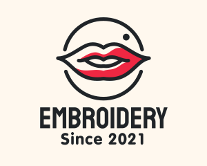 Aesthetician Lips Makeup logo design