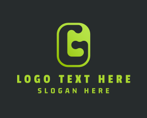 Gamer - Green Tech Letter G logo design