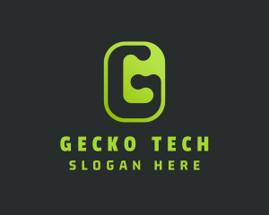  Green Tech Letter G logo design