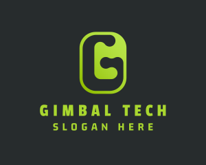  Green Tech Letter G logo design