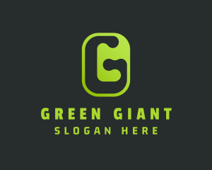  Green Tech Letter G logo design