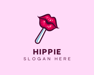 Adult - Seductive Lips Candy logo design