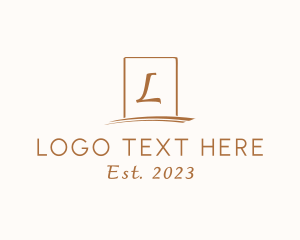 Shop - Startup Business Cursive logo design