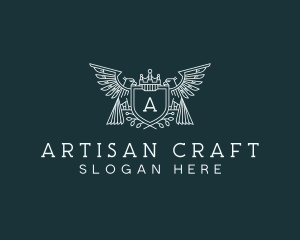 Artisanal Eagle Crest logo design