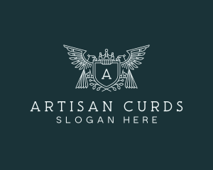 Artisanal Eagle Crest logo design