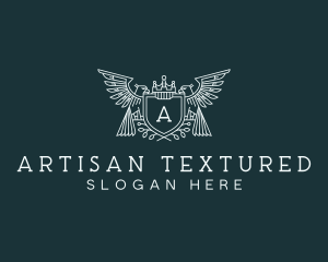 Artisanal Eagle Crest logo design