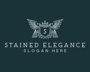 Artisanal Eagle Crest logo design