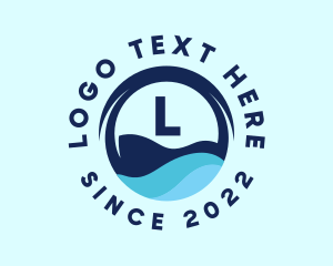 Tide - Ocean Wave Lettermark logo design