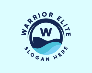 Water Ocean Waves Logo