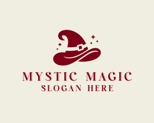 Sorcerer - Wizard Witch Hat logo design