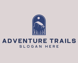 Yosemite National Park Adventure logo design