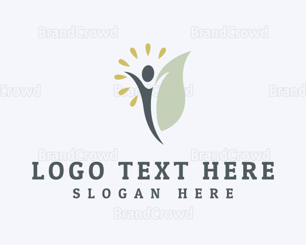 Healthy Leaf Lifestyle Logo