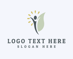 Yoga - Healthy Leaf Lifestyle logo design