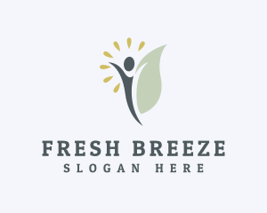 Healthy Leaf Lifestyle logo design