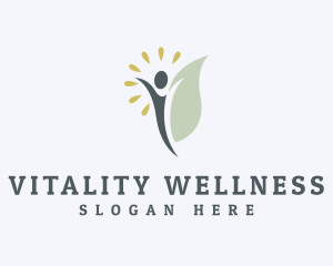 Healthy Leaf Lifestyle logo design