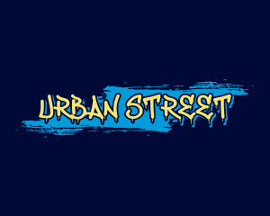 Street - Graffiti Street Art Business logo design