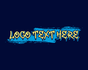 Text - Graffiti Street Art Business logo design