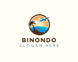 Tourism - Beach Travel Tour logo design