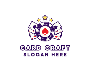 Poker Card Token logo design