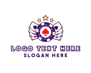 Gambling - Poker Card Token logo design