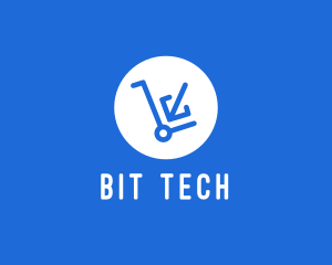 Tech Store Shopping logo design