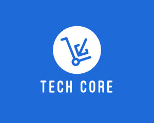 Tech Store Shopping logo design