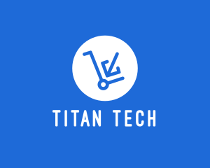 Tech Store Shopping logo design