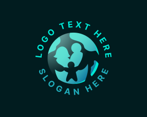 Support - Global Family Charity logo design