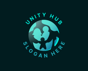 Global Family Charity logo design