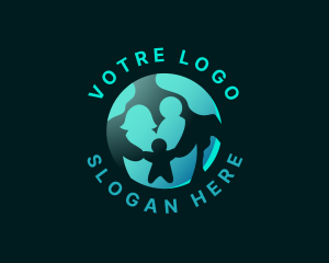 Cooperative - Global Family Charity logo design