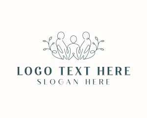 Healing - Family Therapy Wellness logo design