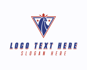 Veteran - Royal American Eagle logo design