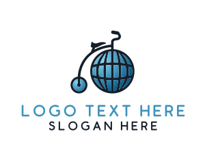 Scooter - Global High Wheel logo design