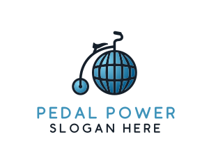 Global High Wheel logo design