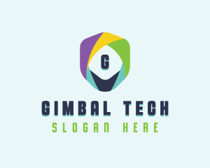 Tech Cybersecurity Shield logo design