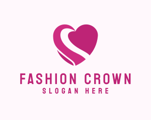 Heart Cosmetics Fashion logo design