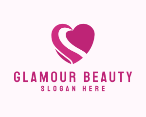 Cosmetic - Heart Cosmetics Fashion logo design
